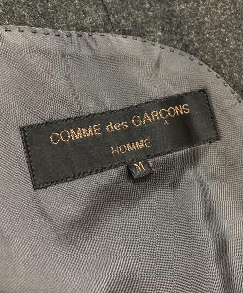 COMME des GARCONS HOMME（コムデギャルソン オム）COMME des GARCONS HOMME (コムデギャルソン オム) ウールテーラードジャケット グレー サイズ:Mの古着・服飾アイテム
