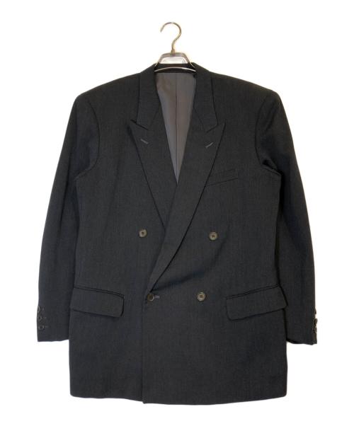 ISSEY MIYAKE MEN（イッセイミヤケメン）ISSEY MIYAKE MEN (イッセイミヤケメン) ピークドラペルダブルジャケット ブラック サイズ:Mの古着・服飾アイテム