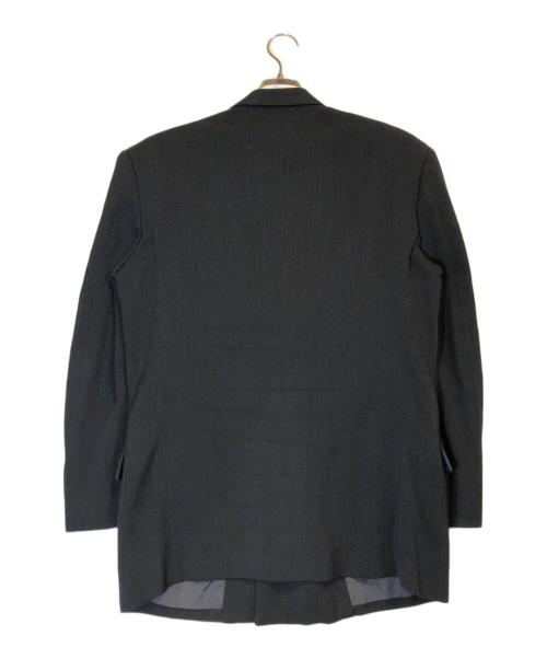 ISSEY MIYAKE MEN（イッセイミヤケメン）ISSEY MIYAKE MEN (イッセイミヤケメン) ピークドラペルダブルジャケット ブラック サイズ:Mの古着・服飾アイテム