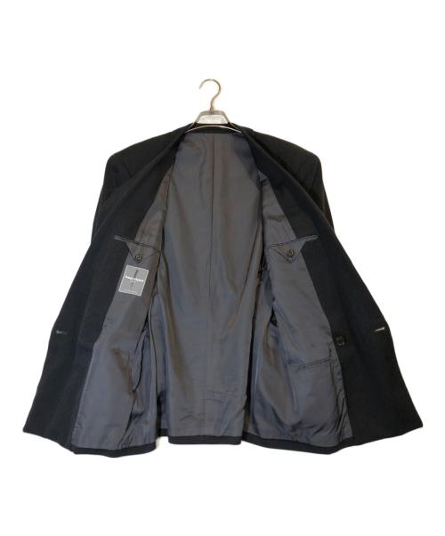 ISSEY MIYAKE MEN（イッセイミヤケメン）ISSEY MIYAKE MEN (イッセイミヤケメン) ピークドラペルダブルジャケット ブラック サイズ:Mの古着・服飾アイテム