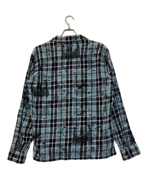 Hysteric Glamour（ヒステリックグラマー）Hysteric Glamour (ヒステリックグラマー) シャツ ブルー サイズ:Ⅼの古着・服飾アイテム