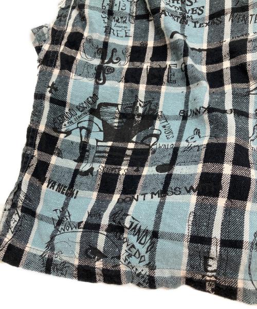 Hysteric Glamour（ヒステリックグラマー）Hysteric Glamour (ヒステリックグラマー) シャツ ブルー サイズ:Ⅼの古着・服飾アイテム