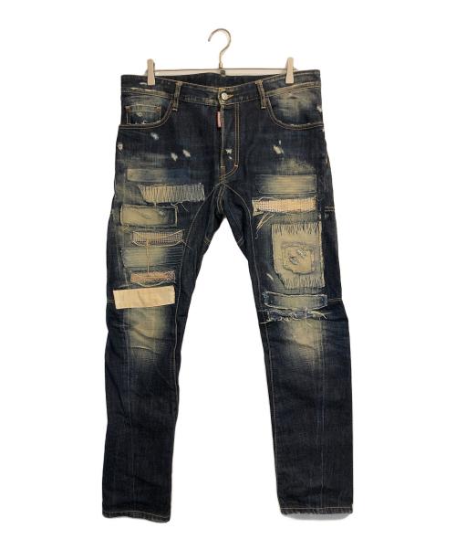DSQUARED2（ディースクエアード）DSQUARED2 (ディースクエアード) デニムパンツ インディゴ サイズ:50の古着・服飾アイテム