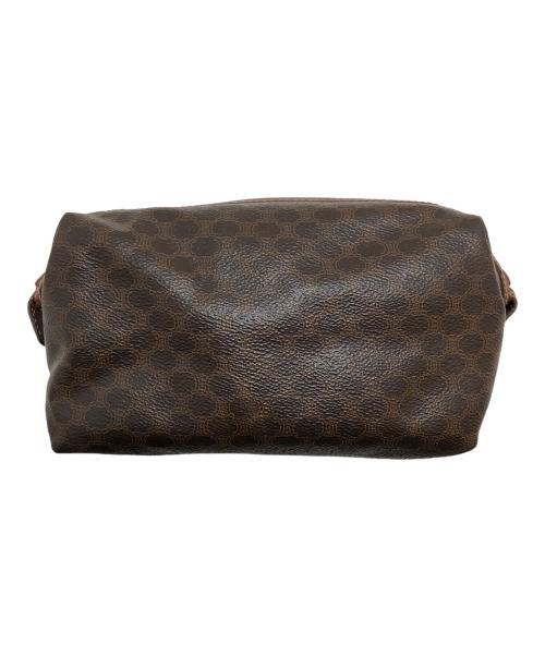 CELINE（セリーヌ）CELINE (セリーヌ) マカダム柄セカンドバッグ ブラウンの古着・服飾アイテム