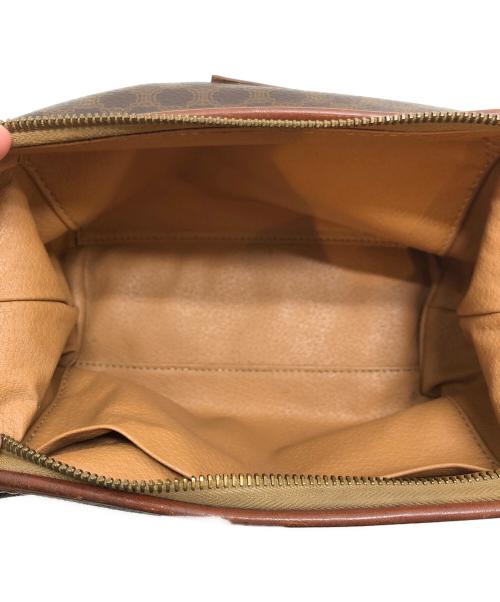 CELINE（セリーヌ）CELINE (セリーヌ) マカダム柄セカンドバッグ ブラウンの古着・服飾アイテム