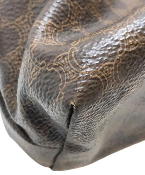 CELINE（セリーヌ）CELINE (セリーヌ) マカダム柄セカンドバッグ ブラウンの古着・服飾アイテム