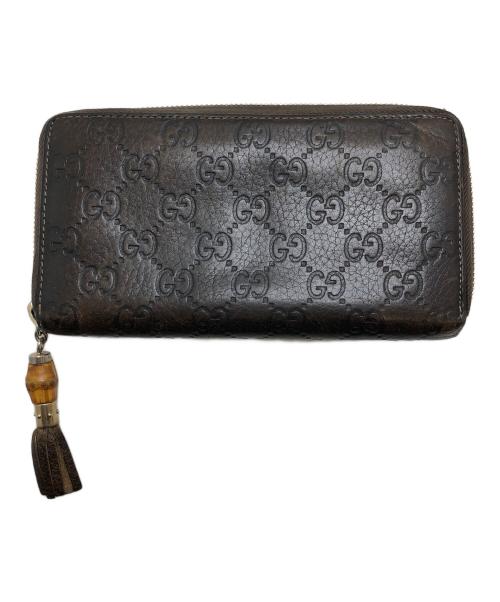 GUCCI（グッチ）GUCCI (グッチ) 財布 ブラウンの古着・服飾アイテム