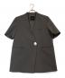 anuans（アニュアンス）の古着「ハイネックノーカラージャケット」｜グレー