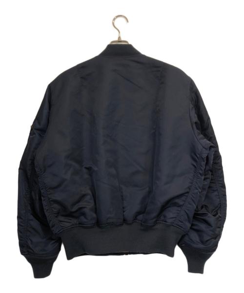 ALPHA INDUSTRIES（アルファインダストリーズ）ALPHA INDUSTRIES (アルファインダストリーズ) MA-1リバーシブルジャケット ネイビー×オレンジ サイズ:Lの古着・服飾アイテム
