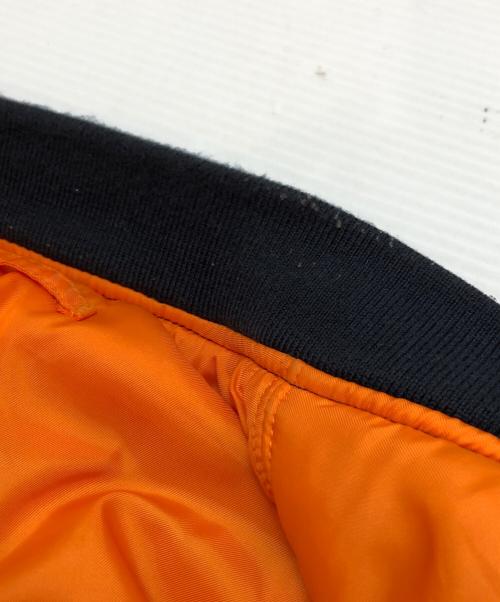 ALPHA INDUSTRIES（アルファインダストリーズ）ALPHA INDUSTRIES (アルファインダストリーズ) MA-1リバーシブルジャケット ネイビー×オレンジ サイズ:Lの古着・服飾アイテム