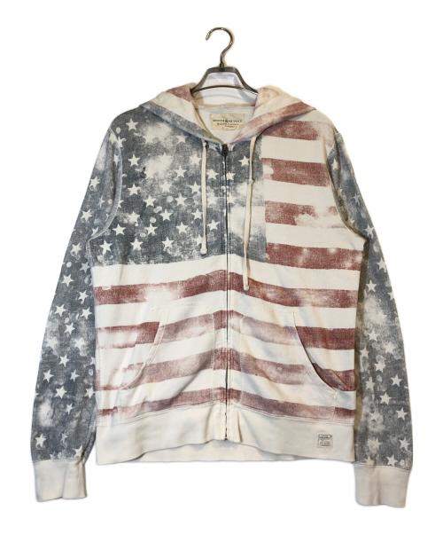 Denim & Supply Ralph Lauren（デニム＆サプライ ラルフローレン）Denim & Supply Ralph Lauren (デニム＆サプライ ラルフローレン) 星条旗ジップパーカー ネイビー サイズ:Mの古着・服飾アイテム