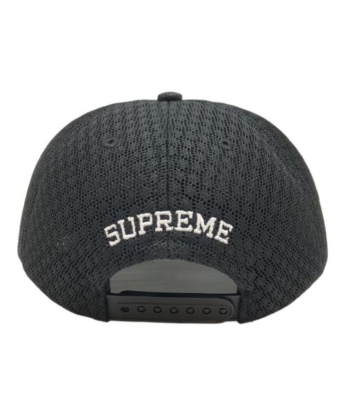 SUPREME（シュプリーム）SUPREME (シュプリーム) classic logo air mesh 6panel ブラックの古着・服飾アイテム