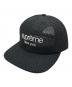 SUPREME (シュプリーム) classic logo air mesh 6panel ブラック：7000円