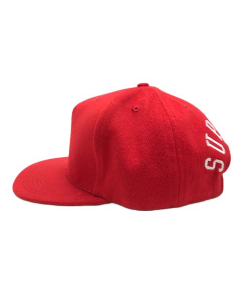 SUPREME（シュプリーム）SUPREME (シュプリーム) LORO PIANA (ロロピアーナ)  Loro Piana Terry 5 - Panel Cap レッドの古着・服飾アイテム