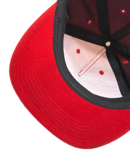 SUPREME（シュプリーム）SUPREME (シュプリーム) LORO PIANA (ロロピアーナ)  Loro Piana Terry 5 - Panel Cap レッドの古着・服飾アイテム