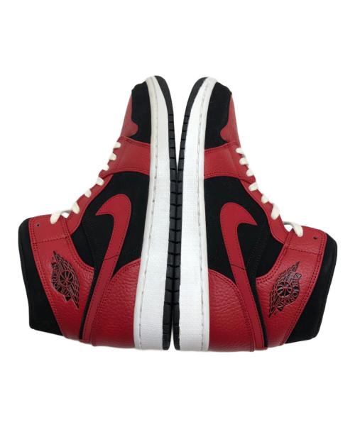 NIKE（ナイキ）NIKE (ナイキ) Air Jordan 1 Mid Reverse Bred ブラック サイズ:27CMの古着・服飾アイテム