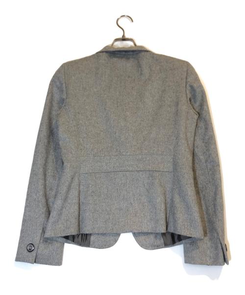MaxMara（マックスマーラ）MaxMara (マックスマーラ) アンゴラ混セットアップ グレー サイズ:ジャケット:38 パンツ:36の古着・服飾アイテム