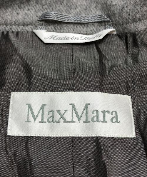 MaxMara（マックスマーラ）MaxMara (マックスマーラ) アンゴラ混セットアップ グレー サイズ:ジャケット:38 パンツ:36の古着・服飾アイテム