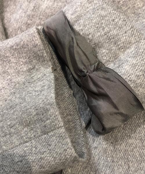 MaxMara（マックスマーラ）MaxMara (マックスマーラ) アンゴラ混セットアップ グレー サイズ:ジャケット:38 パンツ:36の古着・服飾アイテム