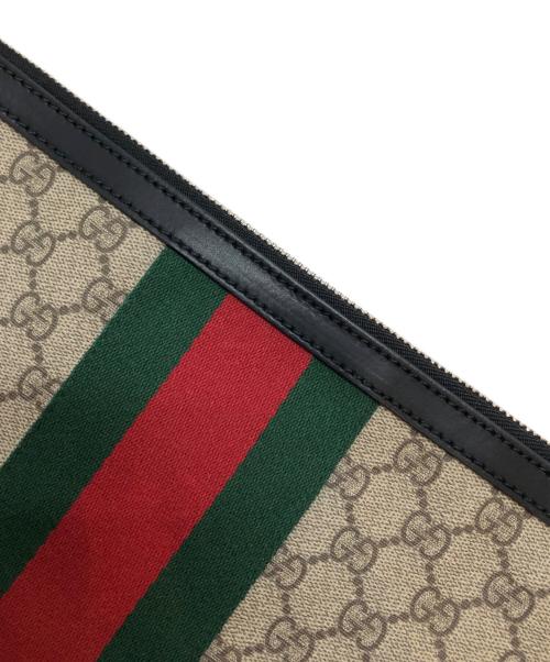 GUCCI（グッチ）GUCCI (グッチ) GGスプリーム ショルダーバッグ ベージュの古着・服飾アイテム