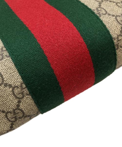 GUCCI（グッチ）GUCCI (グッチ) GGスプリーム ショルダーバッグ ベージュの古着・服飾アイテム