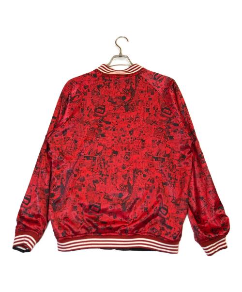 KINNIKUMAN MUSCLE APPAREL（キンニクマン）KINNIKUMAN MUSCLE APPAREL (キンニクマン) リバーシブルスカジャン ブラック サイズ:Lの古着・服飾アイテム