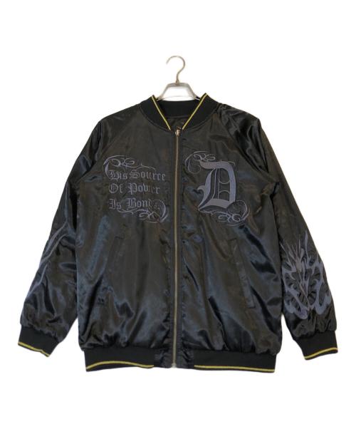 NEUTRAL INFINITY（ニュートラルインフィニティ）Neutral infinity (ニュートラルインフィニティ) ONE PIECE (ワンピース) リバーシブルスカジャン ブラック サイズ:Lの古着・服飾アイテム