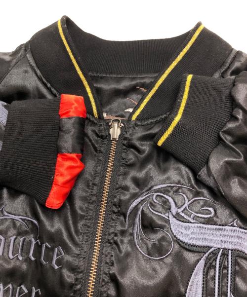 NEUTRAL INFINITY（ニュートラルインフィニティ）Neutral infinity (ニュートラルインフィニティ) ONE PIECE (ワンピース) リバーシブルスカジャン ブラック サイズ:Lの古着・服飾アイテム