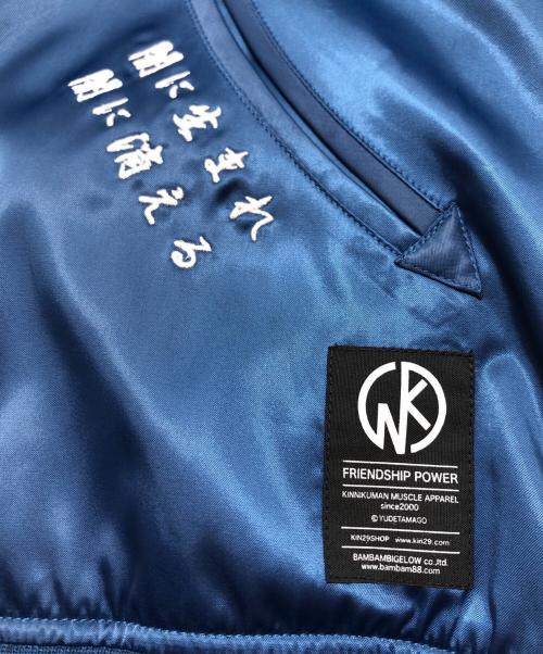 KINNIKUMAN MUSCLE APPAREL（キンニクマン）KINNIKUMAN　MUSCLE　APPAREL (キンニクマン) リバーシブルスカジャン ネイビー サイズ:Lの古着・服飾アイテム