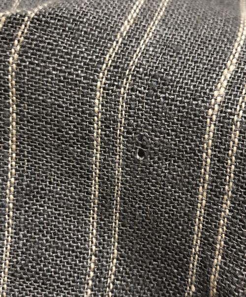 ISSEY MIYAKE MEN（イッセイミヤケメン）ISSEY MIYAKE MEN (イッセイミヤケメン) リネンストライプテーラードジャケット グレー サイズ:Mの古着・服飾アイテム