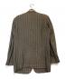ISSEY MIYAKE MEN (イッセイミヤケメン) リネンストライプテーラードジャケット グレー サイズ:M：13000円