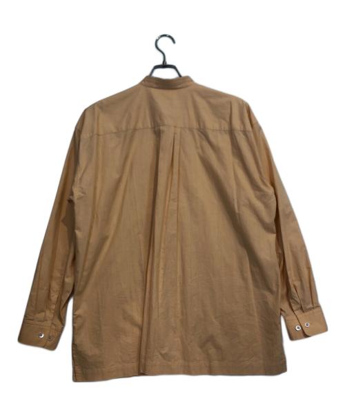 ISSEY MIYAKE（イッセイミヤケ）ISSEY MIYAKE (イッセイミヤケ) スタンドカラーシャツ オレンジ サイズ:Mの古着・服飾アイテム