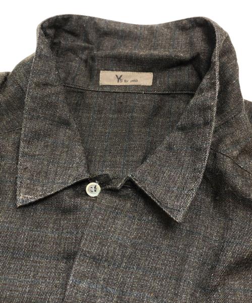 Y's for men（ワイズフォーメン）Y's for men (ワイズフォーメン) レーヨンシャツ ブラウン サイズ:表記なしの古着・服飾アイテム