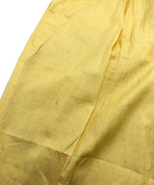 ISSEY MIYAKE MEN（イッセイミヤケメン）ISSEY MIYAKE MEN (イッセイミヤケメン) リネン混パンツ イエロー サイズ:Mの古着・服飾アイテム