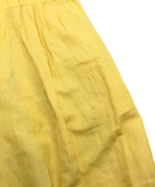 ISSEY MIYAKE MEN（イッセイミヤケメン）ISSEY MIYAKE MEN (イッセイミヤケメン) リネン混パンツ イエロー サイズ:Mの古着・服飾アイテム