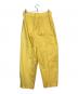 ISSEY MIYAKE MEN (イッセイミヤケメン) リネン混パンツ イエロー サイズ:M：8000円