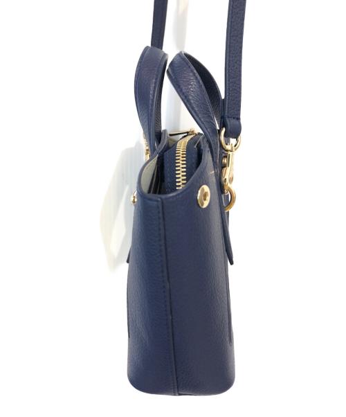 FURLA（フルラ）FURLA (フルラ) PERLA MINI 2WAYバッグ ネイビーの古着・服飾アイテム