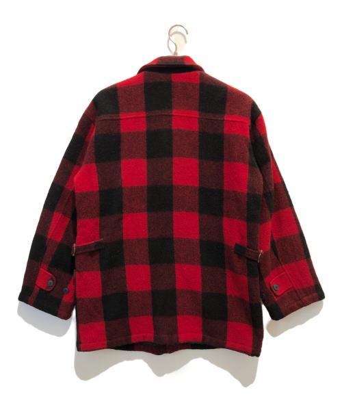 WOOLRICH（ウールリッチ）WOOLRICH (ウールリッチ) バッファローチェックウールジャケット レッド サイズ:Mの古着・服飾アイテム
