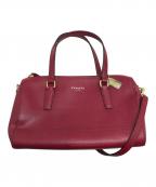 COACHコーチ）の古着「ショルダーバッグ」｜レッド