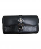 Vivienne Westwoodヴィヴィアンウエストウッド）の古着「ベルトオーブ長財布」｜ブラック