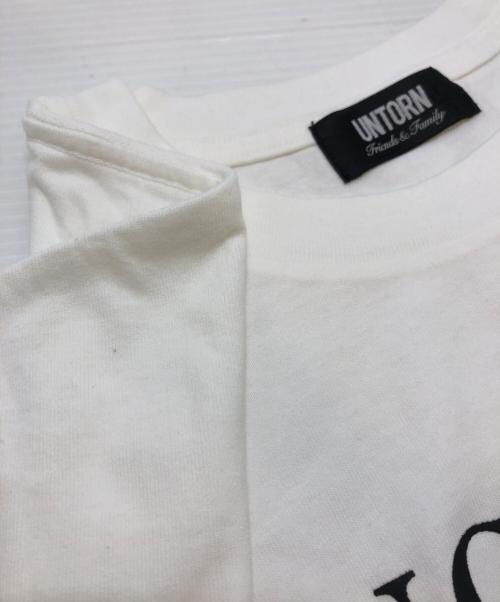 UNTORN（アントーン）UNTORN (アントーン) プリントTシャツ ホワイト サイズ:Mの古着・服飾アイテム