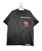 RRR123アールアールアールワンツースリー）の古着「プリントポケットTシャツ」｜グレー