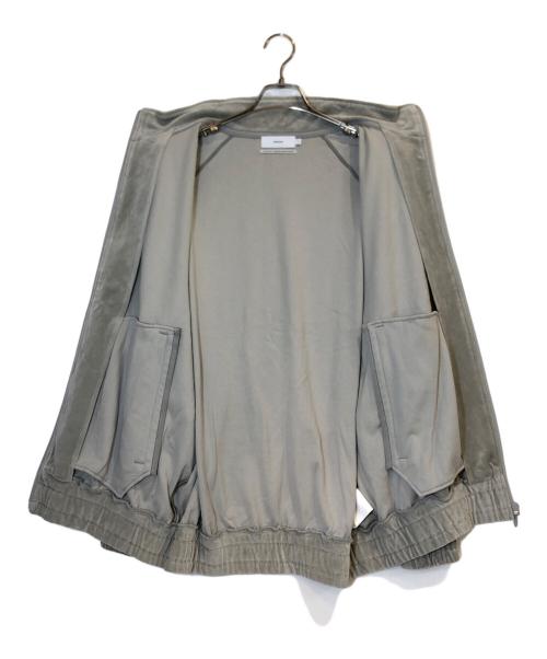 Graphpaper（グラフペーパー）Graphpaper (グラフペーパー) Compact Velour Track Jacket グレー サイズ:1の古着・服飾アイテム