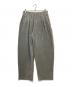 Graphpaper（グラフペーパー）の古着「Compact Velour Easy Pants」｜グレー