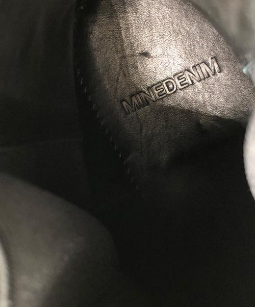 MINEDENIM（マインデニム）MINEDENIM (マインデニム) スウェードレザーサイドゴアブーツ ブラック サイズ:41の古着・服飾アイテム