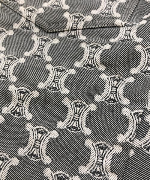 CELINE（セリーヌ）CELINE (セリーヌ) 総柄パンツ グレー サイズ:36の古着・服飾アイテム