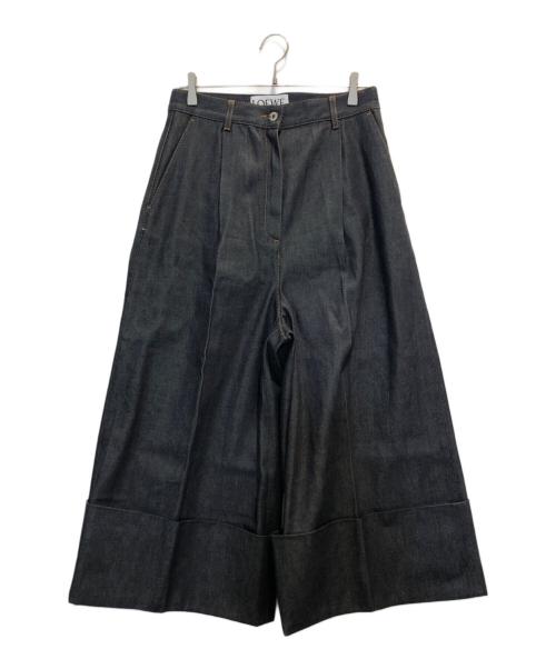 LOEWE（ロエベ）LOEWE (ロエベ) Navy Culotte Jeans インディゴ サイズ:40の古着・服飾アイテム