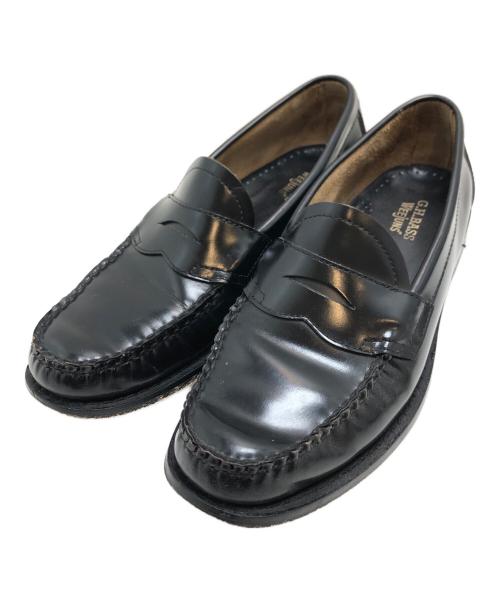 G.H.BASS（ジーエイチバス）G.H.BASS (ジーエイチバス) ウィージャンズ ペニー ローファー ローガン ブラック サイズ:8 Dの古着・服飾アイテム