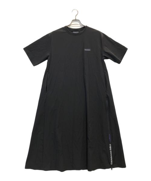 Thousand Mile（サウザンドマイル）Thousand Mile (サウザンドマイル) SHORT SLEEVE DRESS ブラック サイズ:Fの古着・服飾アイテム