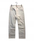 RESOLUTEリゾルト）の古着「ホワイトデニムパンツ」｜ホワイト